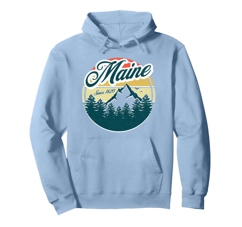 Maine Usa Outdoor Hoodie - Custom Art Print Unisex - T-Shirt, Sweatshirt, Hoodie