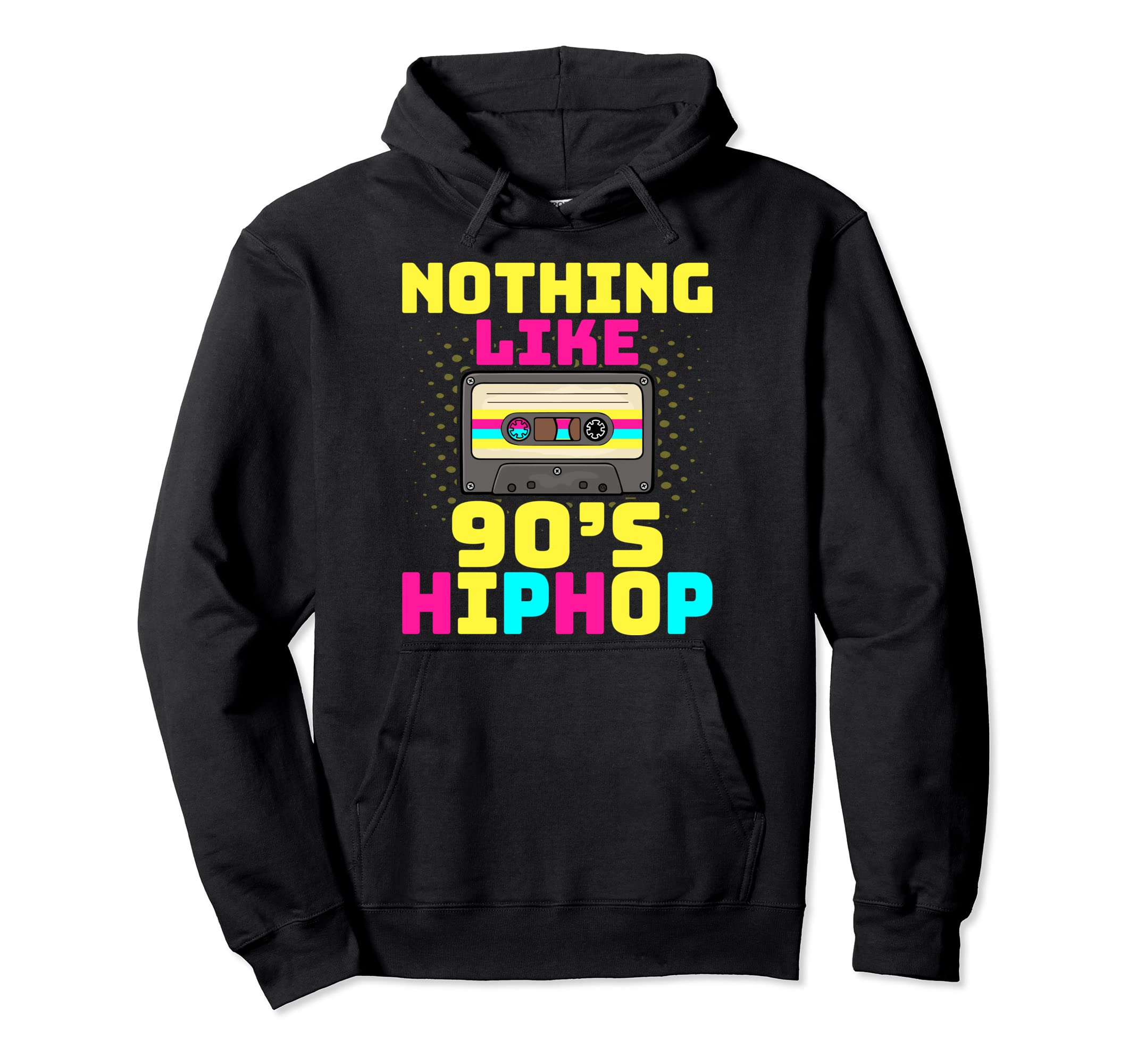90S Hip Hop Rap Music Nostalgia Old Hoodie - Graphic Print for Adults - T-Shirt, Sweatshirt, Hoodie