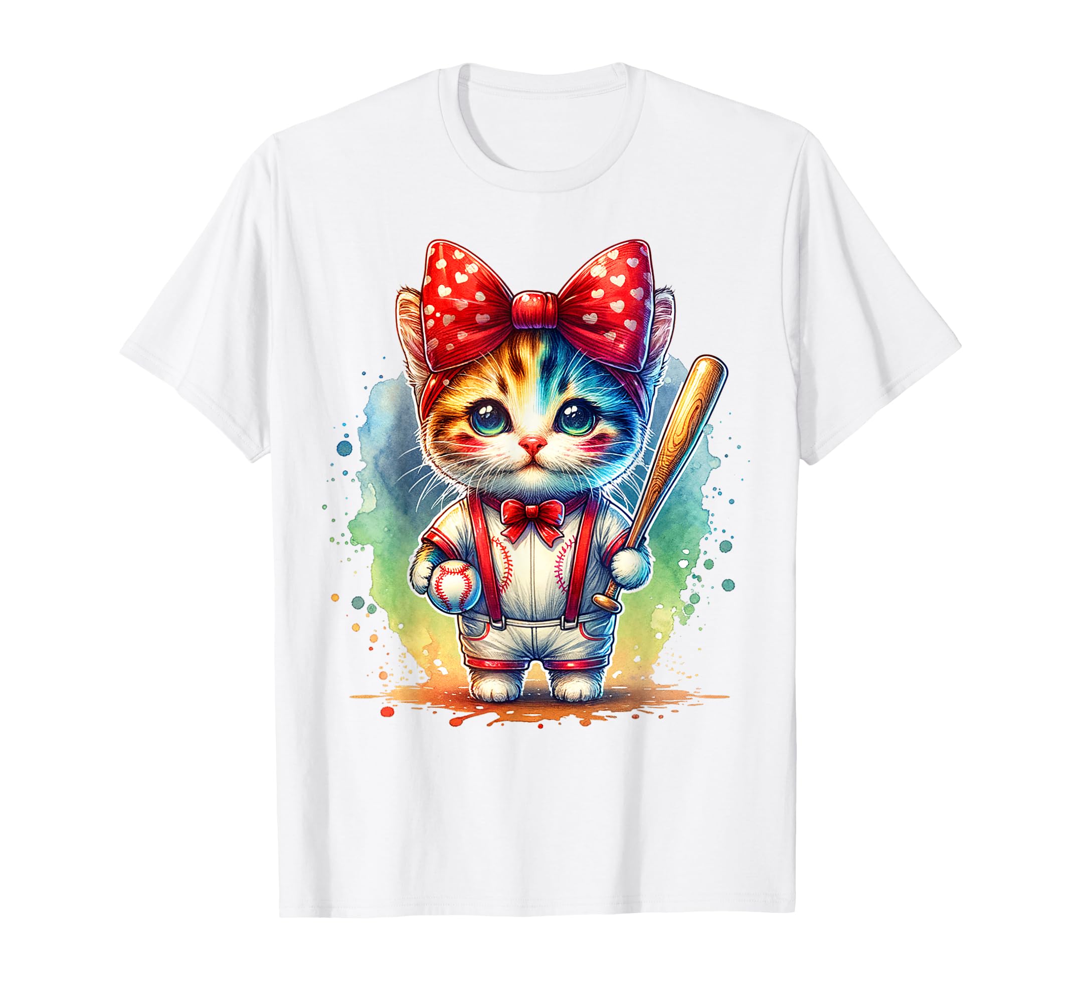 Cat Mom Playing Baseball Funny Baseball T-Shirt - Streetwear Style Unisex - T-Shirt, Sweatshirt, Hoodie