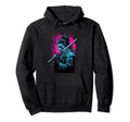 Vaporwave Aesthetic Cyberpunk Samurai Hoodie - Novelty Apparel Unisex - T-Shirt, Sweatshirt, Hoodie