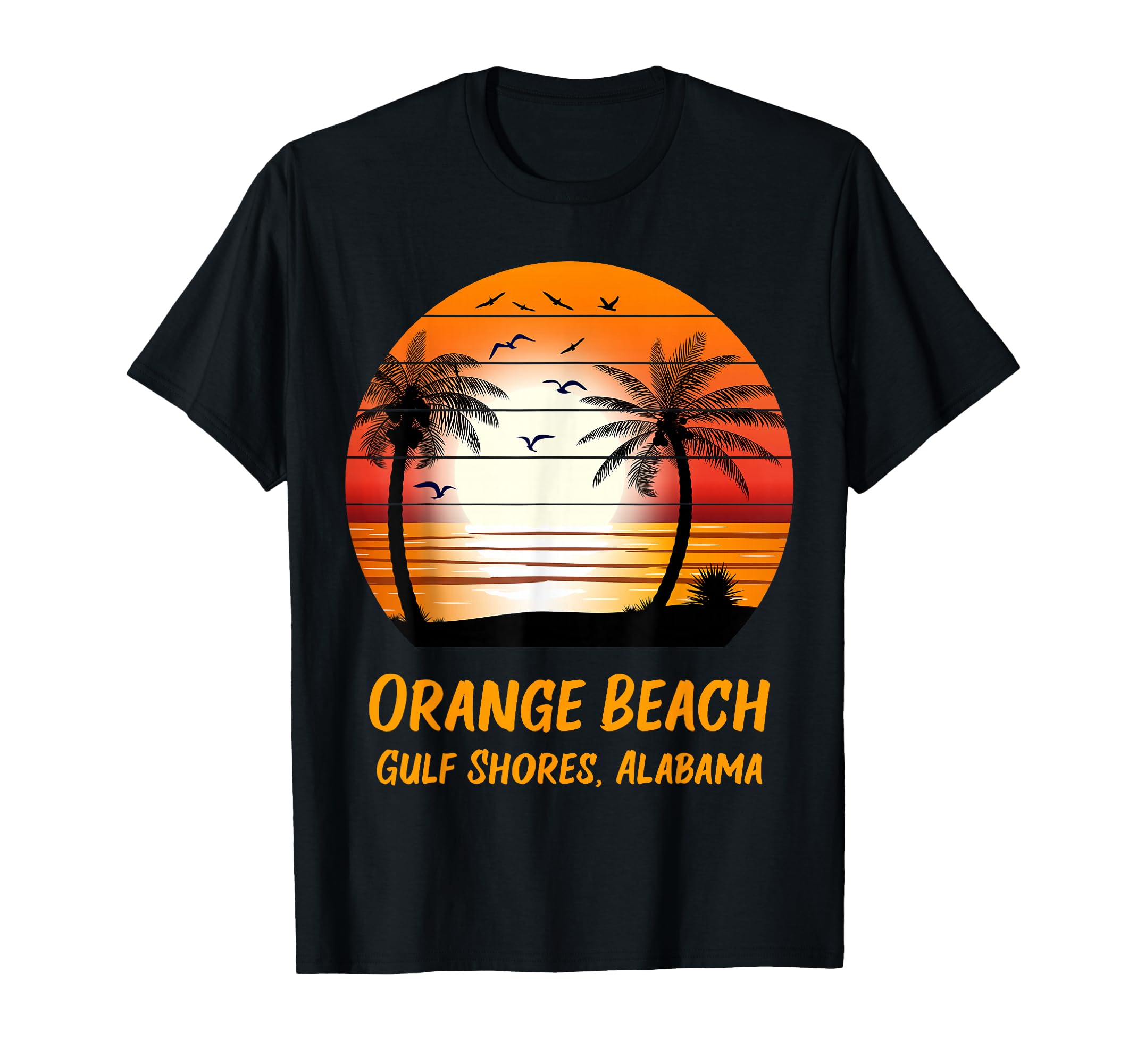 Orange Beach Gulf Shores Alabama Sunset T-Shirt - Streetwear Style Unisex - T-Shirt, Sweatshirt, Hoodie