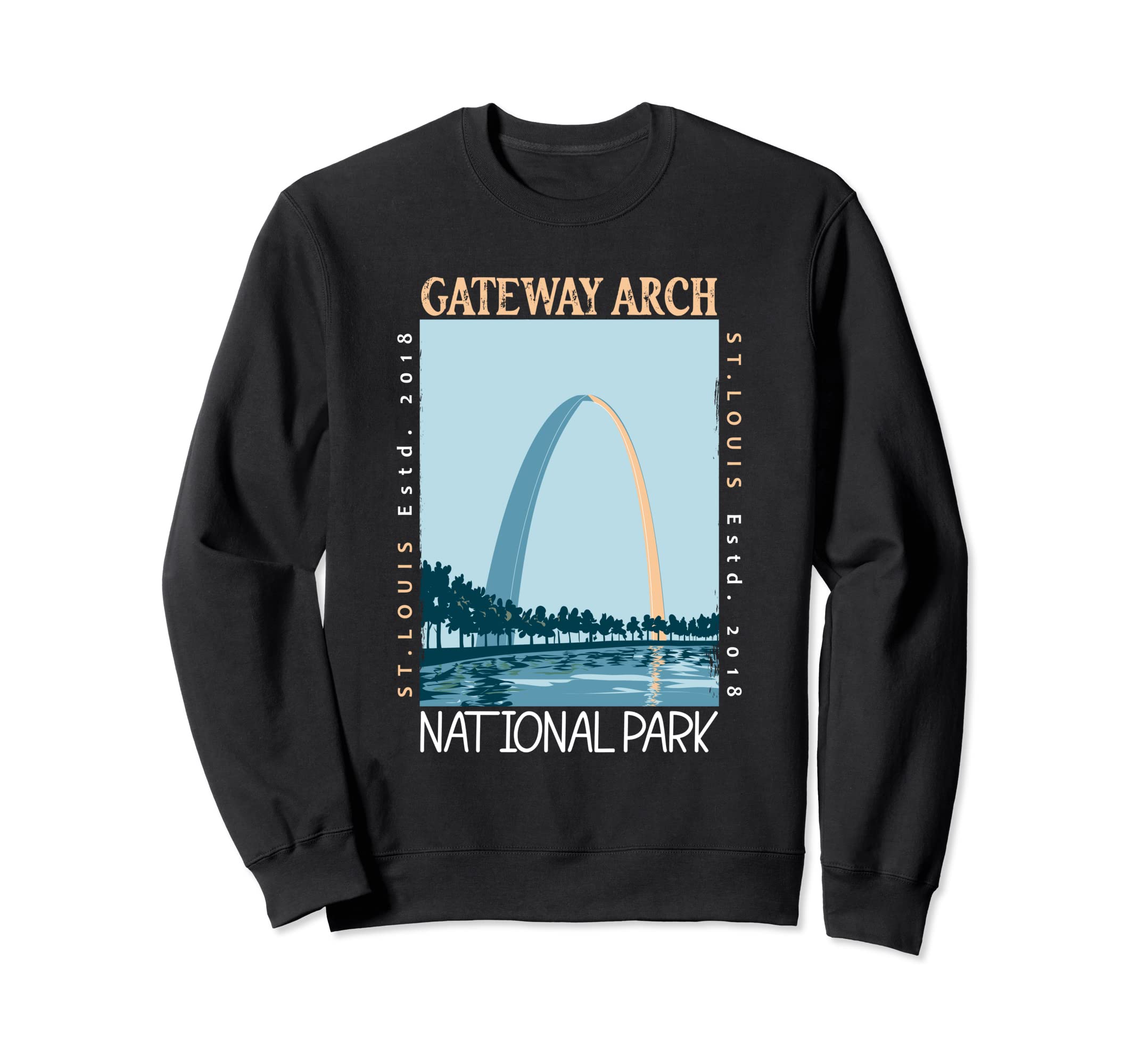 Gateway Arch National Park Sweatshirt - Custom Art Print for Adults - T-Shirt, Sweatshirt, Hoodie