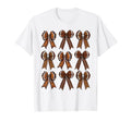 Womens Moms Coquette Bow Football T-Shirt - Trendy Graphic for Adults - T-Shirt, Sweatshirt, Hoodie