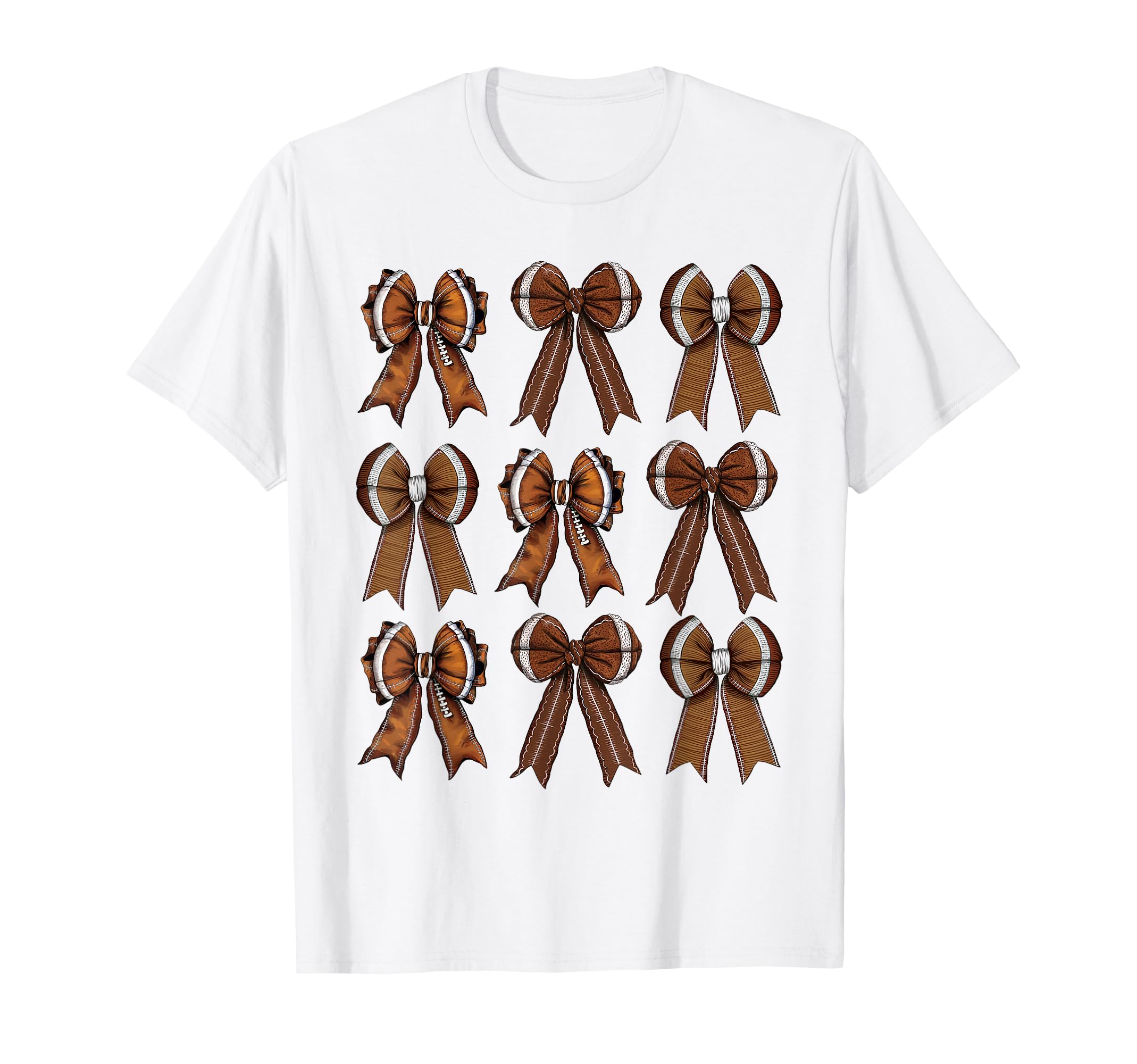 Womens Moms Coquette Bow Football T-Shirt - Trendy Graphic for Adults - T-Shirt, Sweatshirt, Hoodie