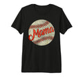 Baseball Mama Mom Mothers Day T-Shirt - Custom Art Print for Adults - T-Shirt, Sweatshirt, Hoodie