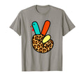 Asl Turkey Hand Peace Sign Leopard T-Shirt - Aesthetic Graphic for Adults - T-Shirt, Sweatshirt, Hoodie