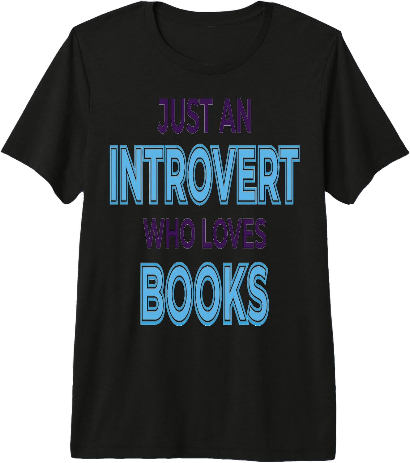 Introvert Books - Adult & Kids T-Shirts, Sweatshirts & Hoodies apparel design preview 1