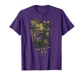 Camo Us Flag Game Fowl Cock Fight T-Shirt - Graphic Print Men Women - T-Shirt, Sweatshirt, Hoodie