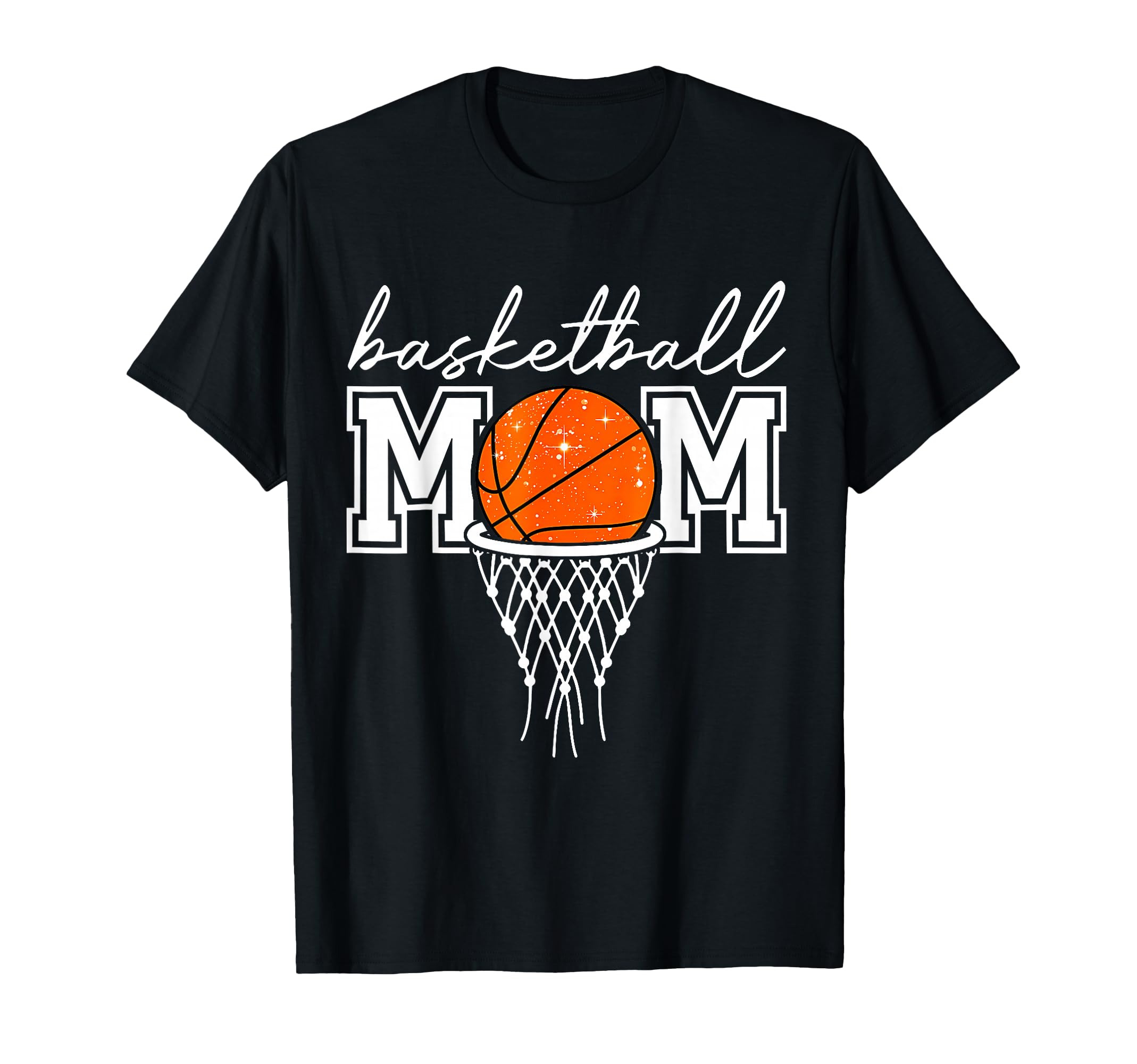 Basketball Mom Mother Leopard T-Shirt - Custom Art Print for Adults - T-Shirt, Sweatshirt, Hoodie