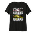 Mens Baseball Softball Grandpa T-Shirt - Casual Everyday Wear for Adults - T-Shirt, Sweatshirt, Hoodie
