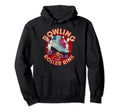 Bowling And Roller Rink 80S Roller Hoodie - Casual Everyday Wear Unisex - T-Shirt, Sweatshirt, Hoodie