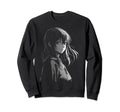 Sad Anime Goth Aesthetic Japanese Sweatshirt - Unique Graphic Unisex - T-Shirt, Sweatshirt, Hoodie