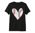 Baseball Heart Mom Mama Baseball T-Shirt - Novelty Apparel Men Women - T-Shirt, Sweatshirt, Hoodie