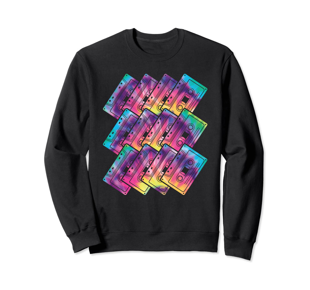 80S 90S Cassette Tape 1980S 1990S Sweatshirt - Unique Graphic for Adults - T-Shirt, Sweatshirt, Hoodie