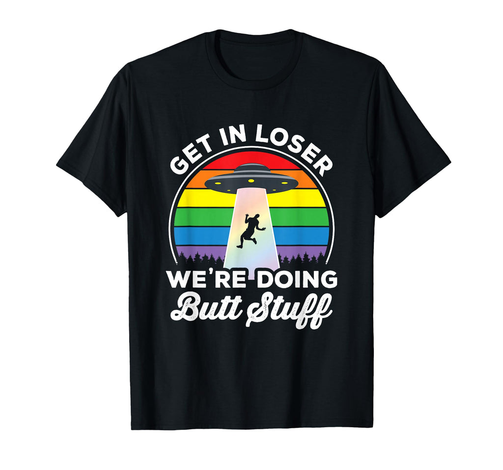 Gay Pride Funny Gay Alien Abduction Ufo T-Shirt - Novelty Apparel Unisex - T-Shirt, Sweatshirt, Hoodie