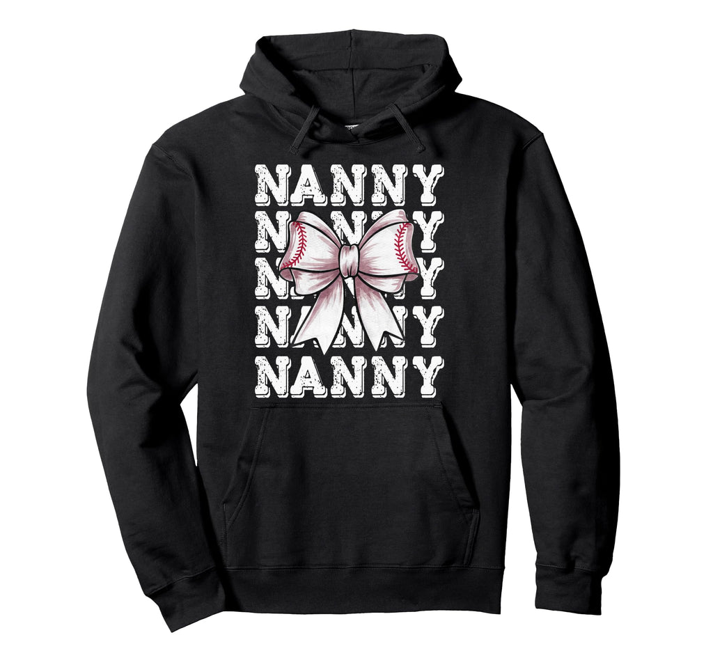 Coquette Baseball Nanny Matching Hoodie - Casual Everyday Wear Unisex - T-Shirt, Sweatshirt, Hoodie