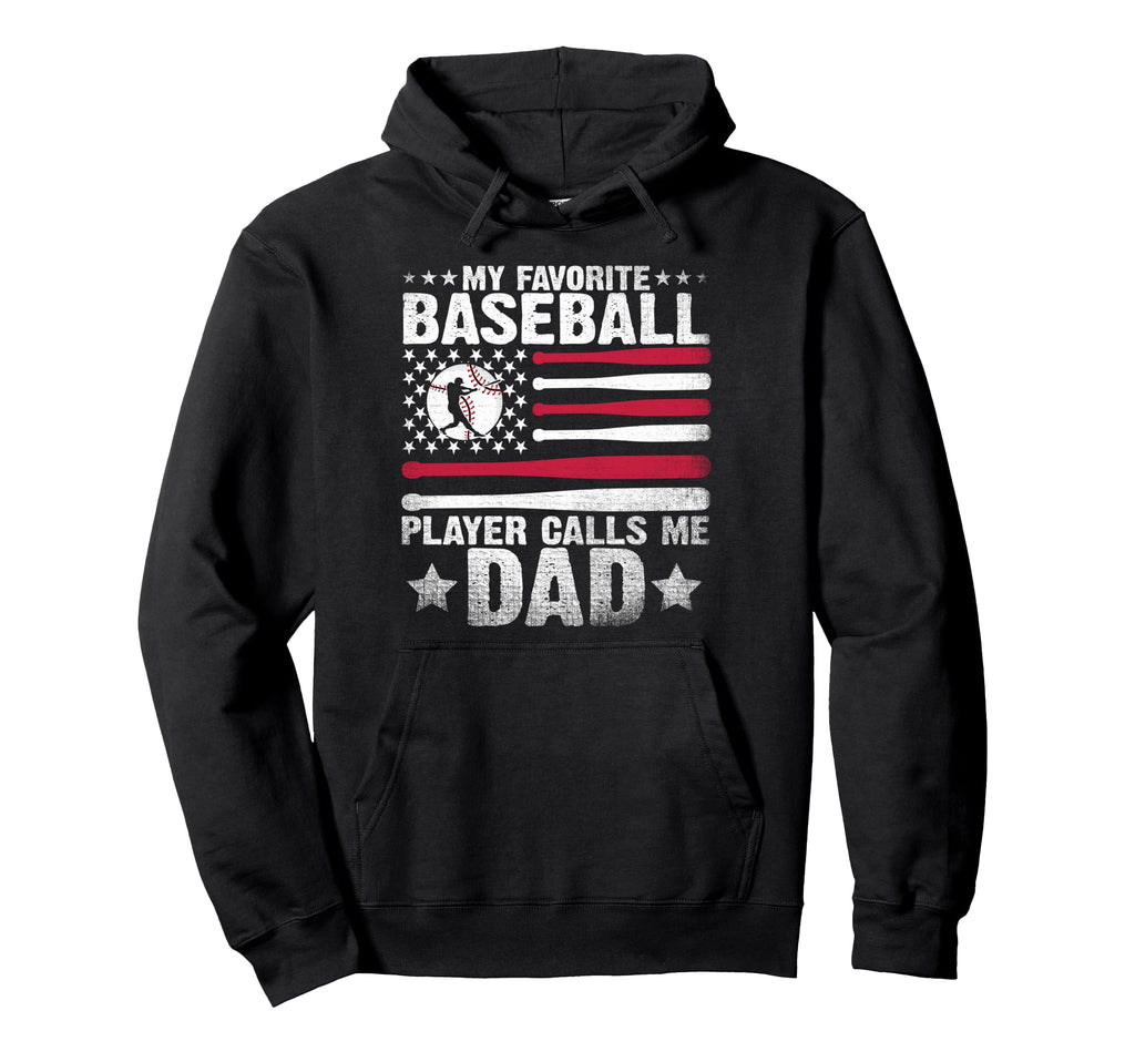 My Favorite Baseball Player Calls Me Hoodie - Custom Art Print for Adults - T-Shirt, Sweatshirt, Hoodie