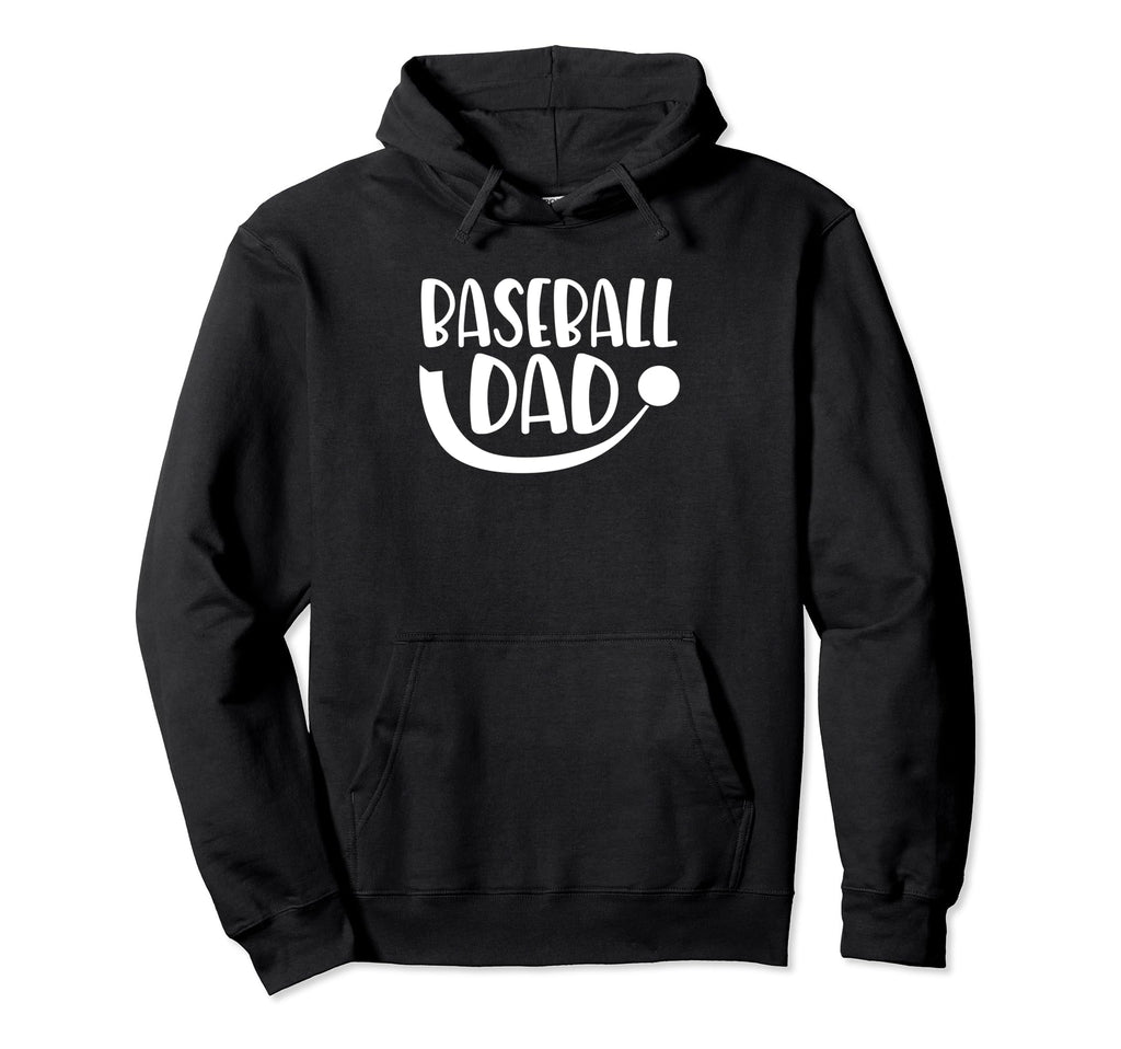 Baseball Dad Fathers Day Sport Player Hoodie - Unique Graphic Men Women - T-Shirt, Sweatshirt, Hoodie
