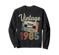 1985 Cassette Tape 39Th Birthday Bday Sweatshirt - Custom Art Print Unisex - T-Shirt, Sweatshirt, Hoodie