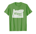 Oregon Distressed My Happy Place T-Shirt - Streetwear Style Unisex - T-Shirt, Sweatshirt, Hoodie