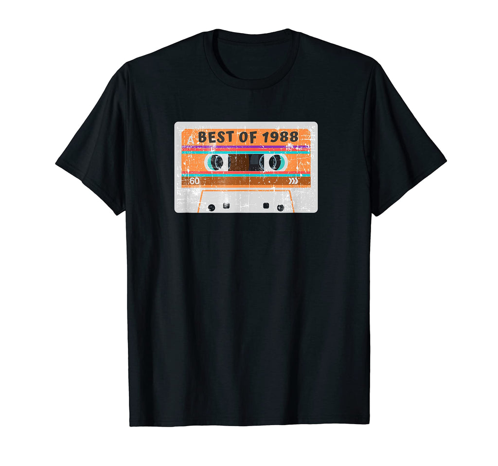 Best 1988 Cassette Tape T-Shirt - Aesthetic Graphic Men Women - T-Shirt, Sweatshirt, Hoodie