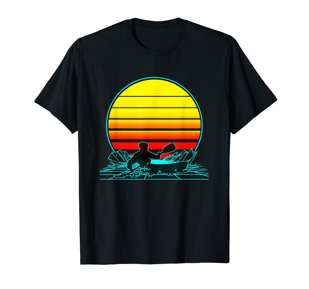 Sunset Kayaking T-Shirt - Minimalist Print for Adults - T-Shirt, Sweatshirt, Hoodie