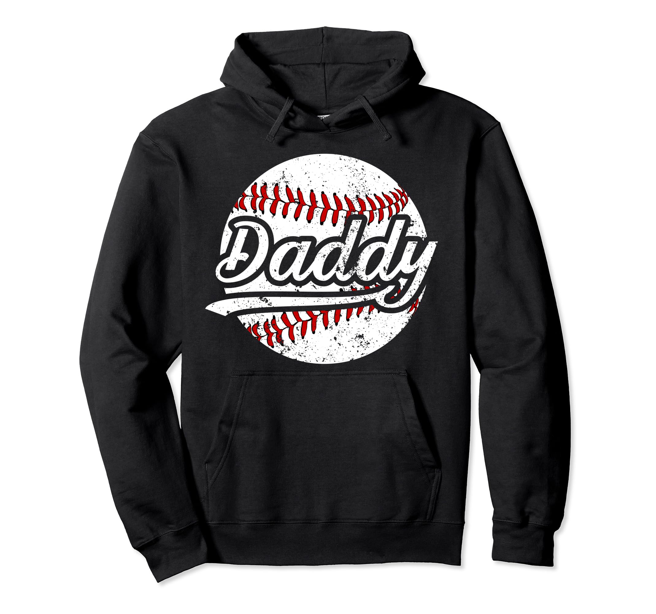 Daddy Baseball Dad Baseball Player Father Hoodie - Novelty Apparel Unisex - T-Shirt, Sweatshirt, Hoodie