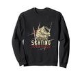 Vibrations Wheels Roller Skate Sweatshirt - Unique Graphic Unisex - T-Shirt, Sweatshirt, Hoodie