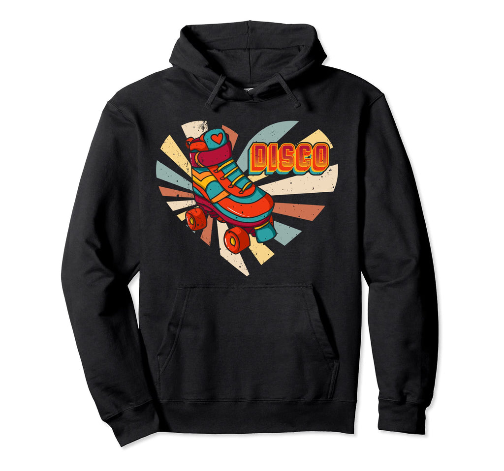 Disco Roller Love Skates Derby Skating Hoodie - Novelty Apparel for Adults - T-Shirt, Sweatshirt, Hoodie