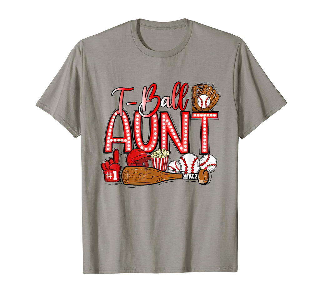 T Ball Aunt Funny Ball Aunt T-Shirt - Custom Art Print Men Women - T-Shirt, Sweatshirt, Hoodie