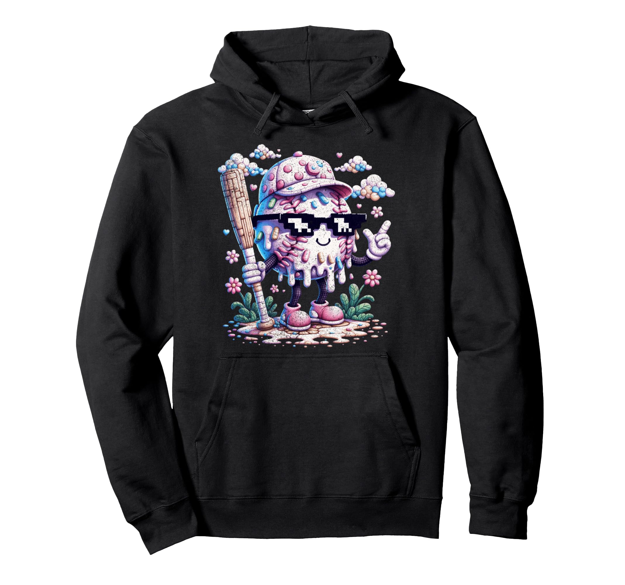 Baseball Drip Gamer Gifts T-Shirt - Unique Graphic Unisex - T-Shirt, Sweatshirt, Hoodie