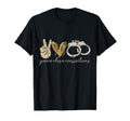 Funny Peace Love Corrections Gift T-Shirt - Custom Art Print Unisex - T-Shirt, Sweatshirt, Hoodie