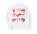 Funny Bow Coquette Crawfish Boil Y2K Sweatshirt - Minimalist Print Unisex - T-Shirt, Sweatshirt, Hoodie