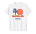 Haleiwa Hawaii Sunset Palm Tree T-Shirt - Novelty Apparel for Adults - T-Shirt, Sweatshirt, Hoodie