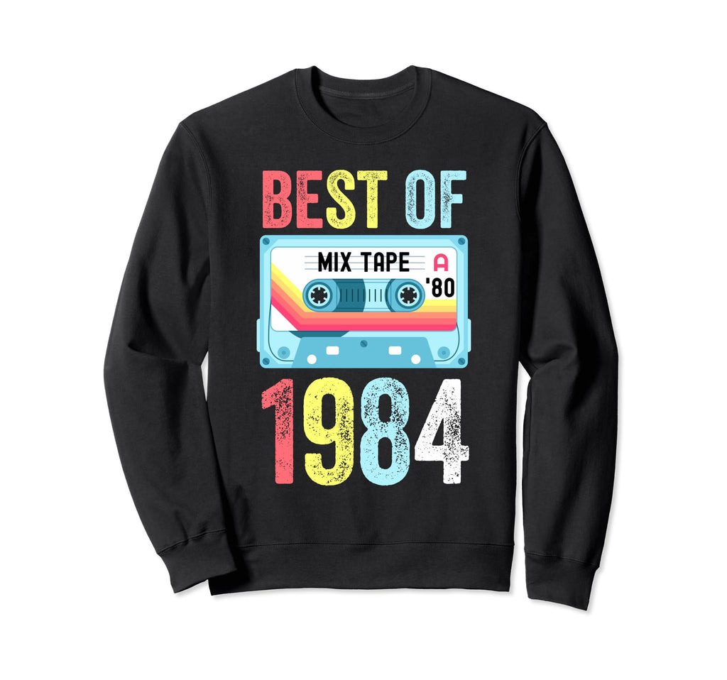 Best 1984 Cassette Tape Sweatshirt - Streetwear Style Unisex - T-Shirt, Sweatshirt, Hoodie