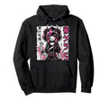 Goth Grunge Demon Anime Waifu Horror Alt Hoodie - Graphic Print Unisex - T-Shirt, Sweatshirt, Hoodie