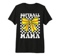 Softball Mama Coquette Bow Softball T-Shirt - Novelty Apparel Men Women - T-Shirt, Sweatshirt, Hoodie