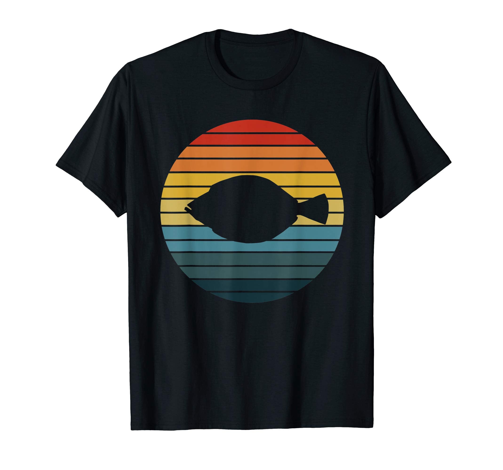 Flounder Fishing Sunset Saltwater T-Shirt - Casual Everyday Wear Men Women - T-Shirt, Sweatshirt, Hoodie