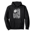 Football American Distressed Flag Hoodie - Aesthetic Graphic Unisex - T-Shirt, Sweatshirt, Hoodie