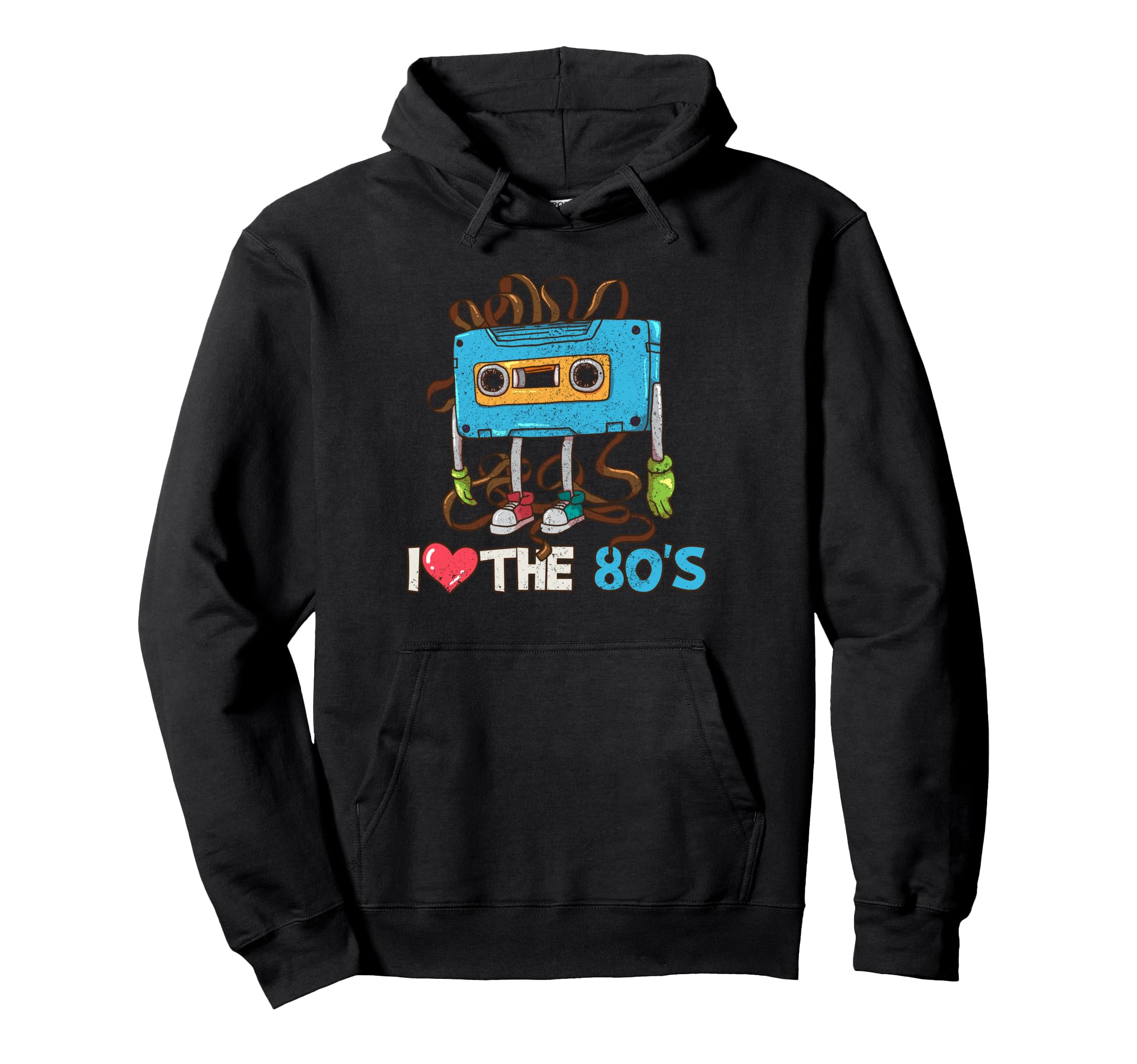 1980 80S Cassette Tape Eighties Hoodie - Minimalist Print Unisex - T-Shirt, Sweatshirt, Hoodie