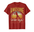 Mens Awesome Like Daughter Father Day T-Shirt - Novelty Apparel Men Women - T-Shirt, Sweatshirt, Hoodie