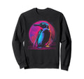 Penguin Vaporwave Aesthetic Sweatshirt - Custom Art Print for Adults - T-Shirt, Sweatshirt, Hoodie