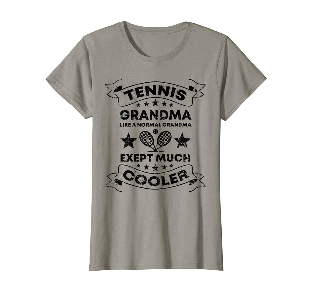 Womens Tennis Grandma Distressed Tennis T-Shirt - Graphic Print for Adults - T-Shirt, Sweatshirt, Hoodie