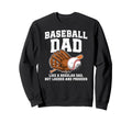 Baseball Dad Definition Dad Baseball Sweatshirt - Minimalist Print Unisex - T-Shirt, Sweatshirt, Hoodie