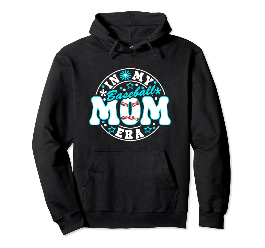 Baseball Mom Era Game Day Womens Hoodie - Custom Art Print for Adults - T-Shirt, Sweatshirt, Hoodie