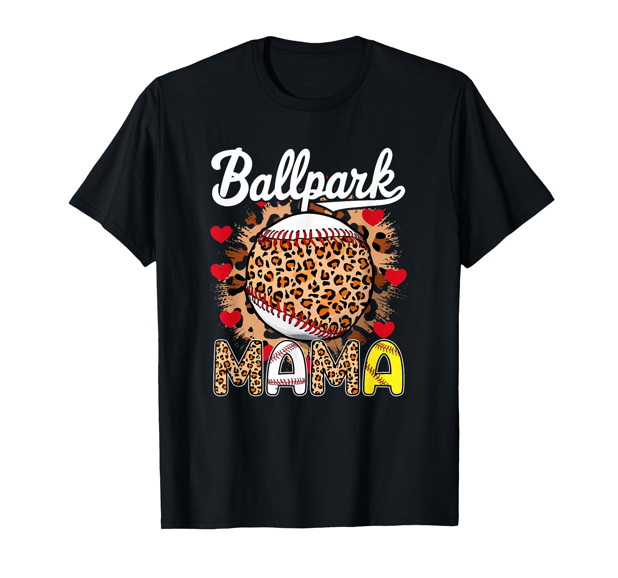 Ballpark Mama Mothers Day Costume T-Shirt - Graphic Print Men Women - T-Shirt, Sweatshirt, Hoodie