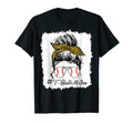 Bleached T Ball Baseball Mom Life T-Shirt - Minimalist Print Men Women - T-Shirt, Sweatshirt, Hoodie