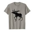 Moose Distressed Silhouette T-Shirt - Custom Art Print for Adults - T-Shirt, Sweatshirt, Hoodie