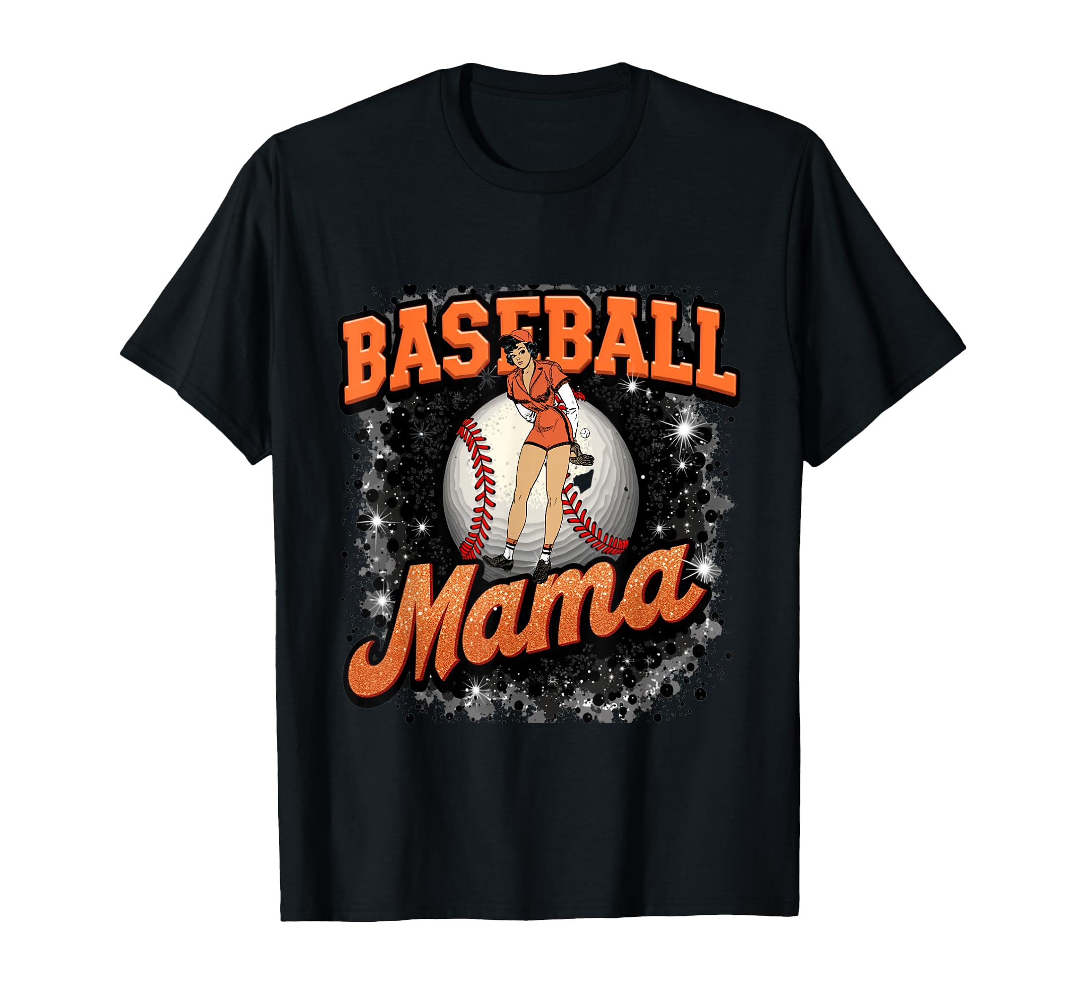 Baseball Mama Game Day T-Shirt - Fun Novelty Design Unisex - T-Shirt, Sweatshirt, Hoodie
