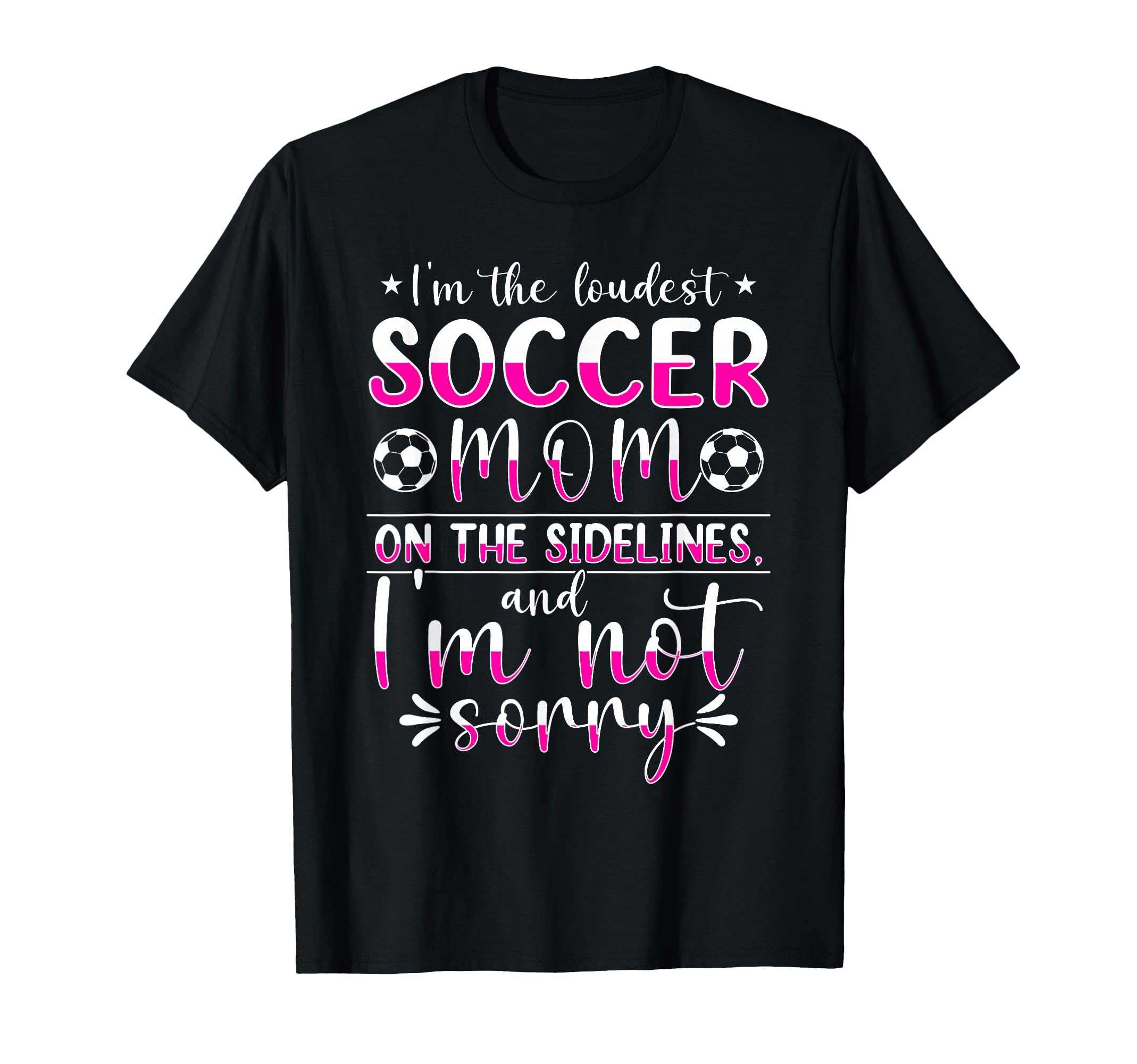 Soccer Mom Gifts Soccer Fan Mommy T-Shirt - Graphic Print for Adults - T-Shirt, Sweatshirt, Hoodie